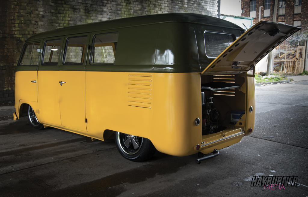 Barndoor engine bay